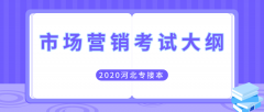 2020年河北专接本经管类市场营销专业考试大纲