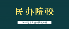  2020年河北专接本民办院校有哪些？