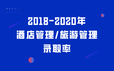 河北专接本2018-2020年酒店管理/旅游管理专业录取率汇总