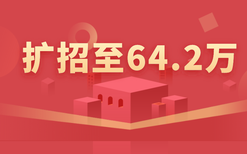 2021专升本扩招至64.2万