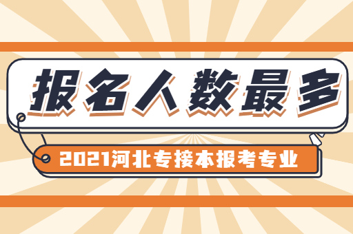 2021年河北省专接本报名人数最多的专业