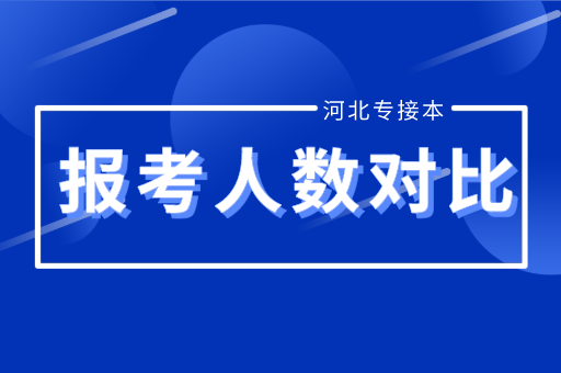 河北专接本各专业近三年报考人数对比数据