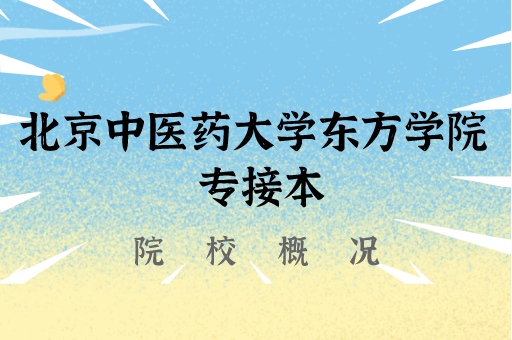 2019-2021北京中医药大学东方学院专接本各专业录取分数线