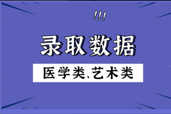 2019-2021年河北专接本医学艺术类各专业录取数据