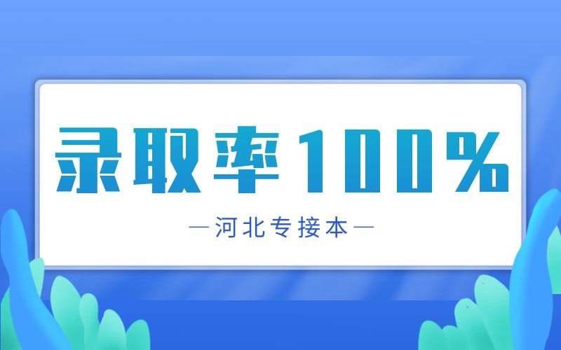 河北专接本哪些专业的录取率是100%？