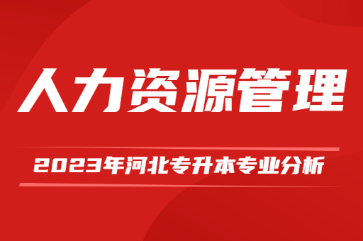 2023年河北专升本人力资源管理专业分析