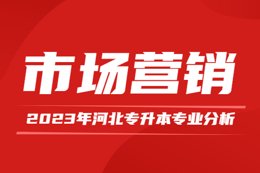 2023年河北专升本市场营销专业分析